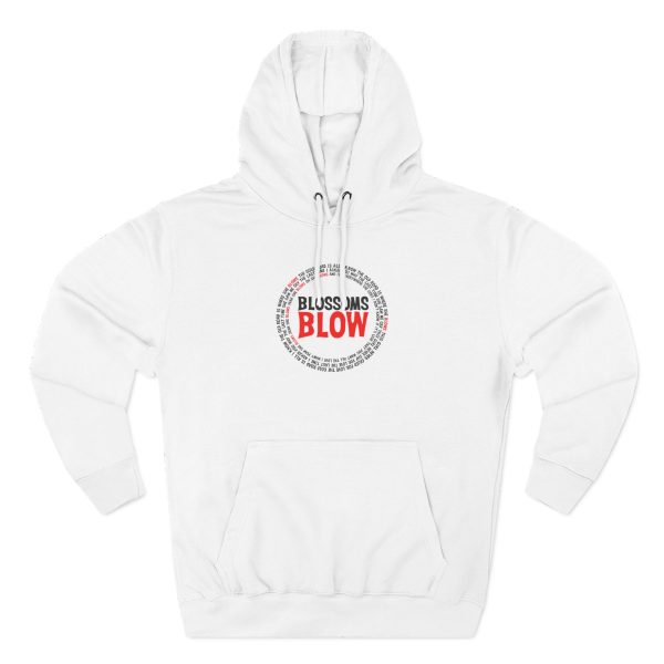 Blossom Blow Three-panel Fleece Hoodie