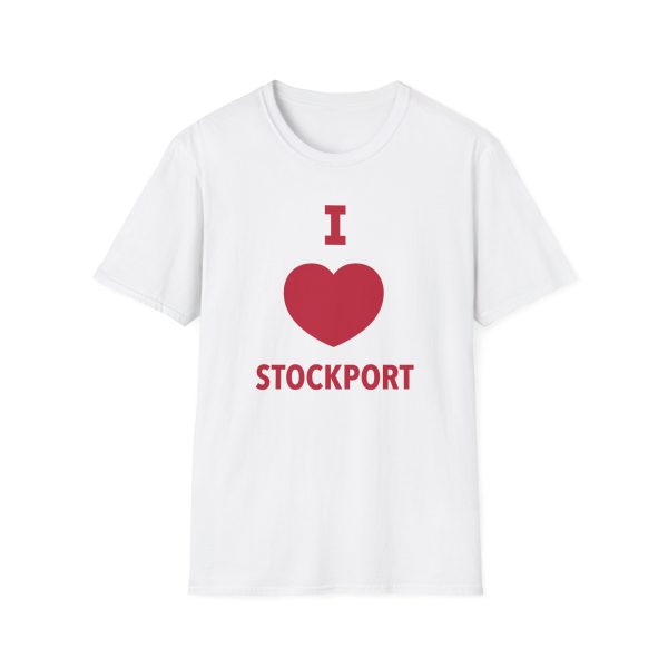 Blossom I HEART STOCKPORT Unisex Softstyle T-shirt