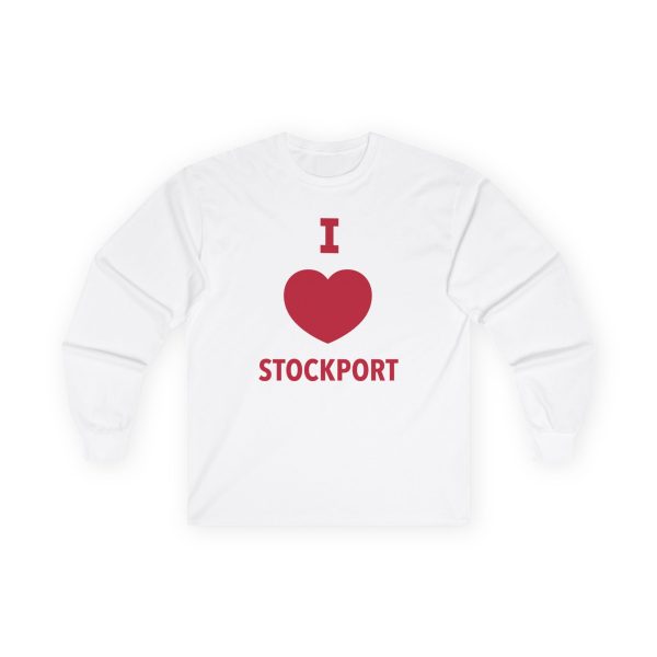 Blossom I HEART STOCKPORT Unisex Ultra Cotton Long Sleeve Tee